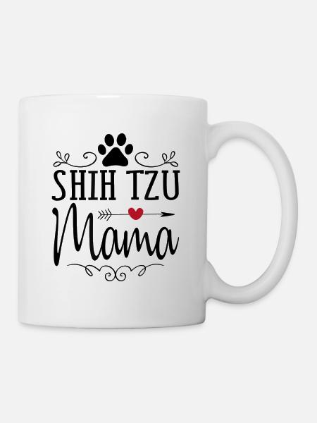 Shih Tzu - - Mug - white