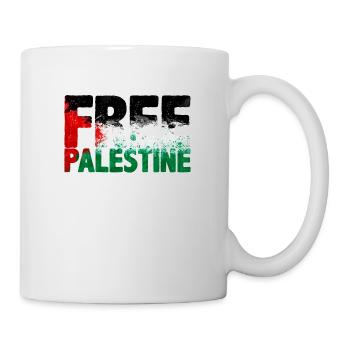 Palestine libre - Mug blanc - blanc - Droite