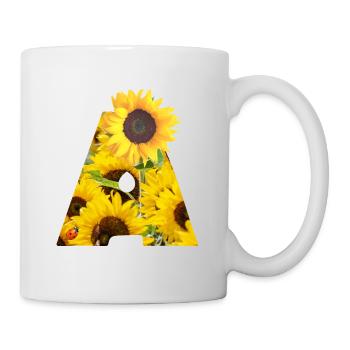 tournesol a - Mug blanc - blanc - Droite
