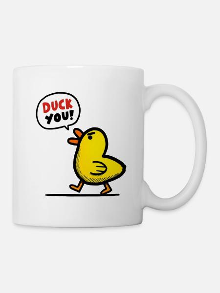Duck you - Mug - white