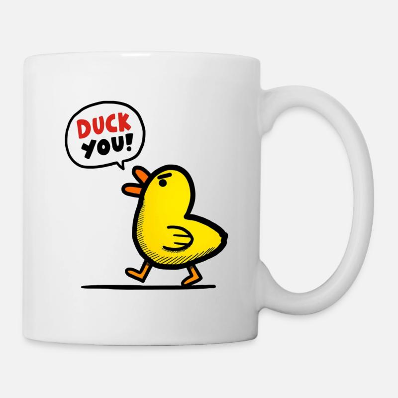 Duck you - Mug - white