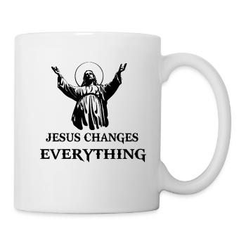 Messias Jesus Erlöser Christlich Religion Christ - Tasse - Weiß - Rechts