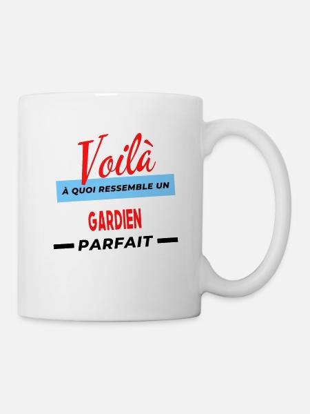 Voilà a quoi ressemble un GARDIEN Humour - Mug blanc - blanc