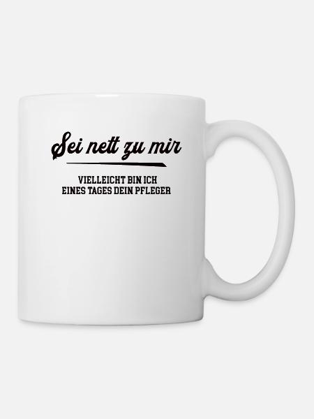 Krankenpflege Ausbildung Pfleger Pflegefachfrau - Tasse - Weiß