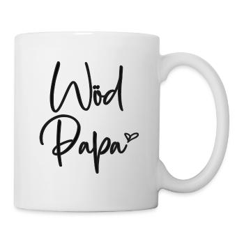 Wöd Papa Toller Papa Österreich Vatertag Vater - Tasse - Weiß - Rechts