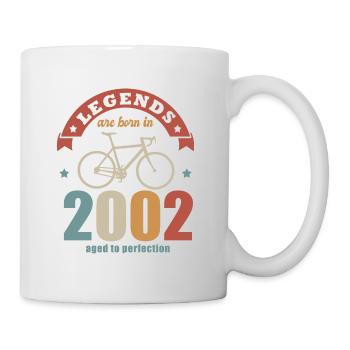 cycling bike anniversary born in 2002 20 years - Mug - white - Right