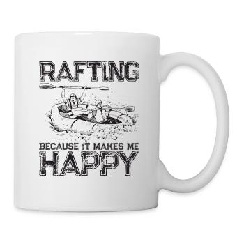 Rafting Is My Favorite Sport Boating Mountains - Mug - white - Right