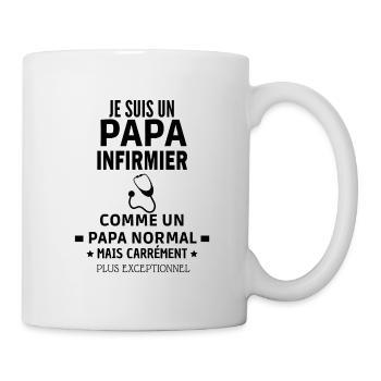 infirmier exceptionnel - Mug blanc - blanc - Droite