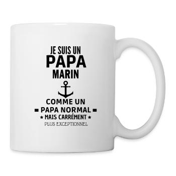 Marin exceptionnel - Mug blanc - blanc - Droite