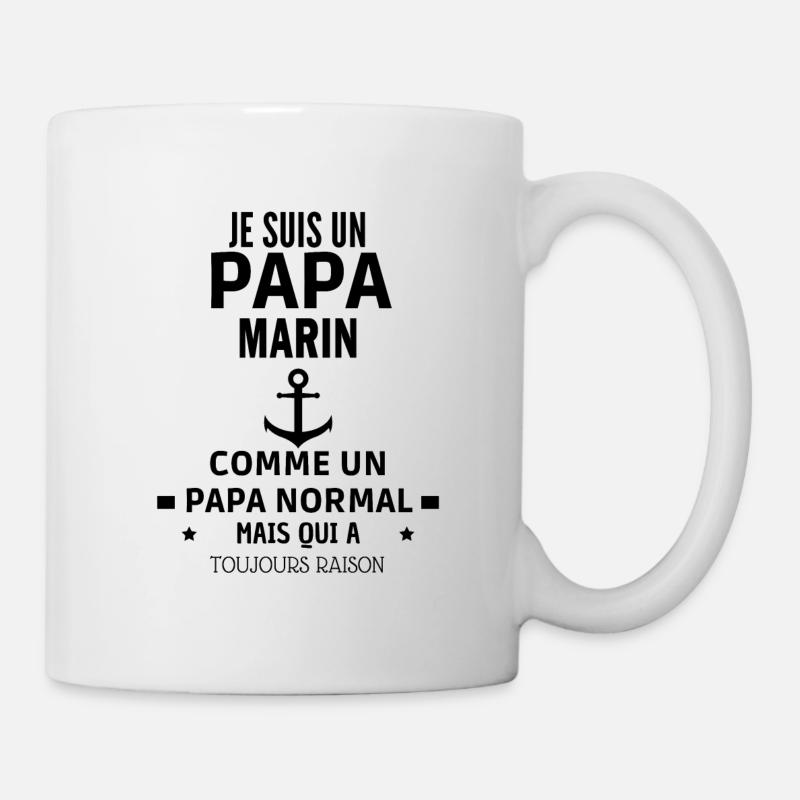 Marin qui a toujours raison - Mug blanc - blanc