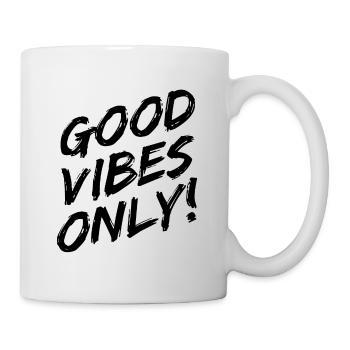 Good Vibes Only Brushed Black - Mug - white - Right