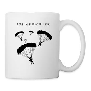 I Don't Want To Go To School - Mug - white - Right