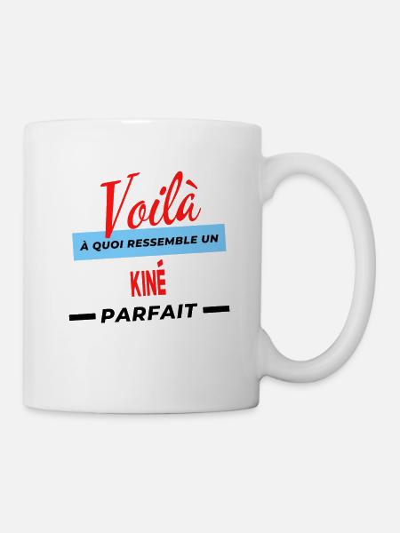Voilà a quoi ressemble un KINÉ Humour - Mug blanc - blanc