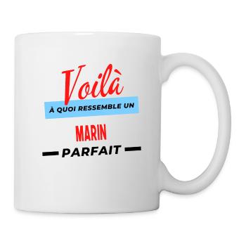 Voilà a quoi ressemble un MARIN Humour - Mug blanc - blanc - Droite