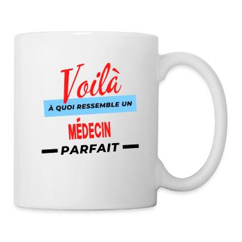 Voilà a quoi ressemble un MÉDECIN Humour - Mug blanc - blanc - Droite
