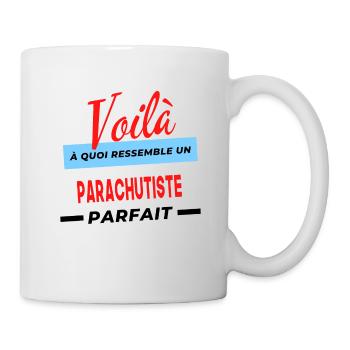 Voilà a quoi ressemble un PARACHUTISTE Humour - Mug blanc - blanc - Droite