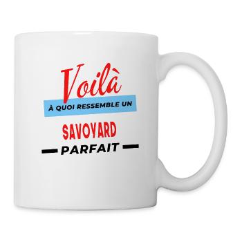 Voilà a quoi ressemble un SAVOYARD Humour - Mug blanc - blanc - Droite
