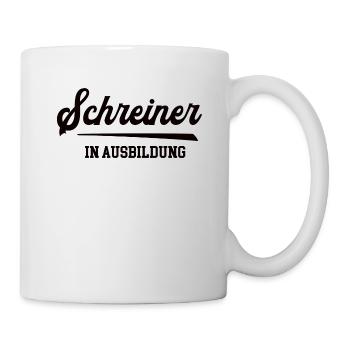 Schreiner Ausbildung Lehre Schreinerausbildung - Tasse - Weiß - Rechts