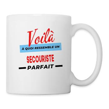 Voilà a quoi ressemble un SECOURISTE Humour - Mug blanc - blanc - Droite
