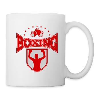 Boxer Boxing Boxing Martial Arts Ring Sport - Mug - white - Right