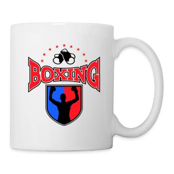 Boxer Boxing Boxing Martial Arts Ring Sport - Mug - white - Right