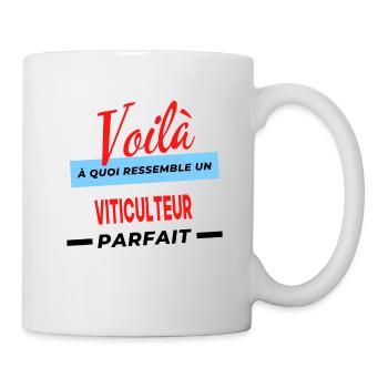 Voilà a quoi ressemble un VITICULTEUR Humour - Mug blanc - blanc - Droite