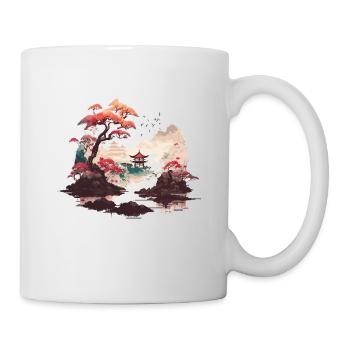 Vintage Woodblock Art - Mug - white - Right