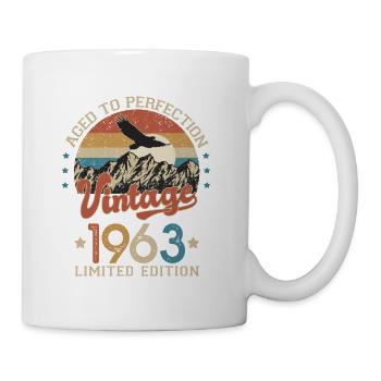 1963 Humour anniversaire 60 ans âge perfection - Mug blanc - blanc - Droite