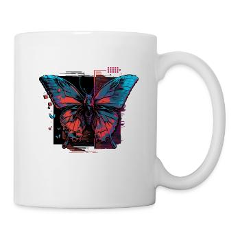Butterfly Glowing Orange - Mug - white - Right
