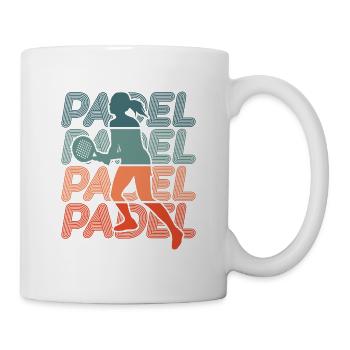 Padel Tennis Women Padel Padel Player - Mug - white - Right