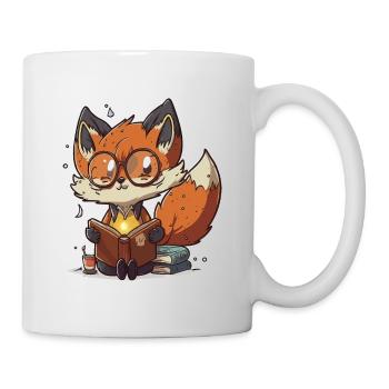 Book Fox - Mug - white - Right
