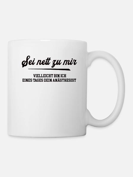 Medizin Student Medizinstudium Facharzt Anästhesie - Tasse - Weiß