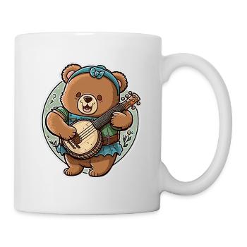Banjo Ours - Mug blanc - blanc - Droite