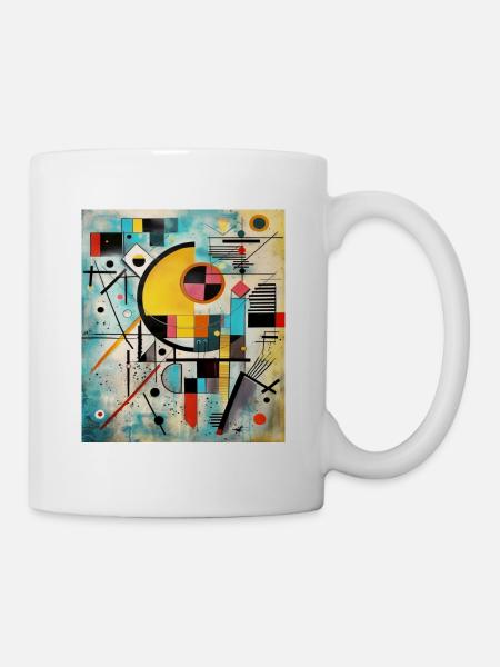 STREET ART ABSTRACTION - Mug blanc - blanc