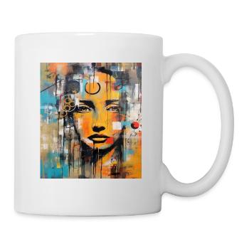 STREET ART WOMAN - Mug - white - Right