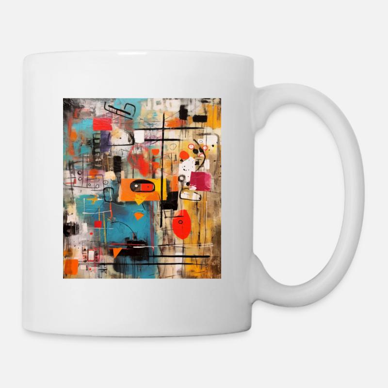 STREET ART IMAGINATION - Mug blanc - blanc