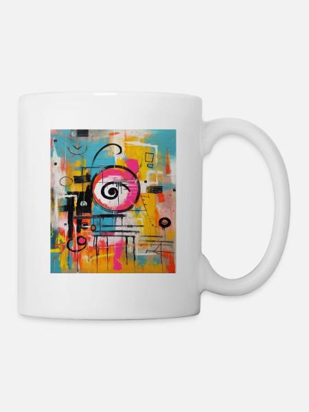 STREET ART IMAGINATION - Mug blanc - blanc