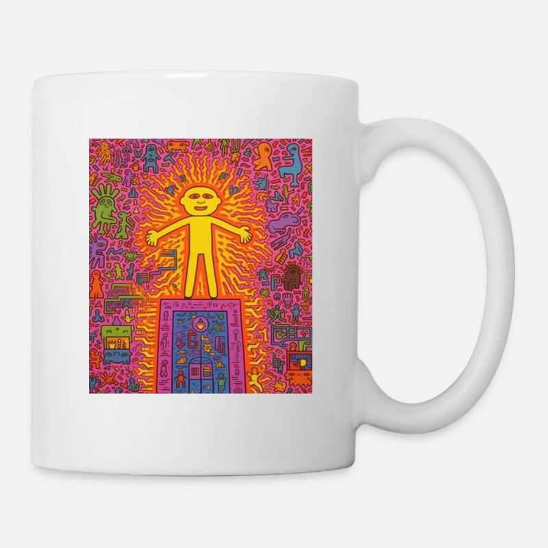 STREET ART IMAGINATION - Mug blanc - blanc