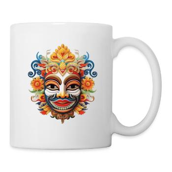 MASQUE BALI INDENOSIE - Mug blanc - blanc - Droite