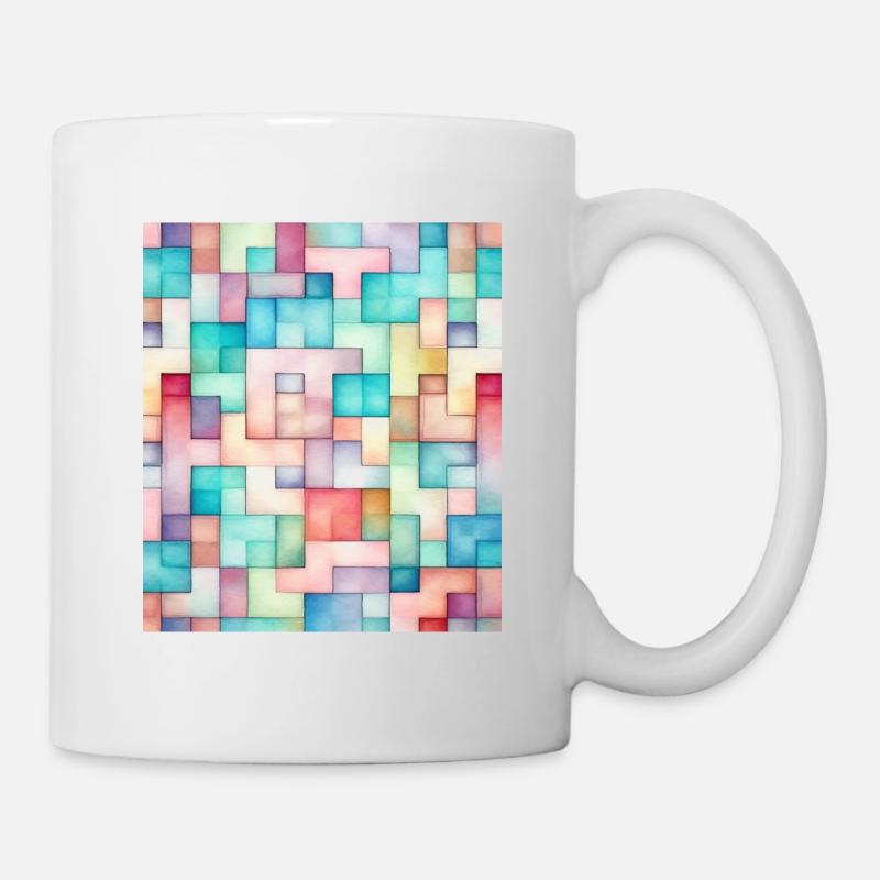 STREET ART MOSAIC - Mug - white