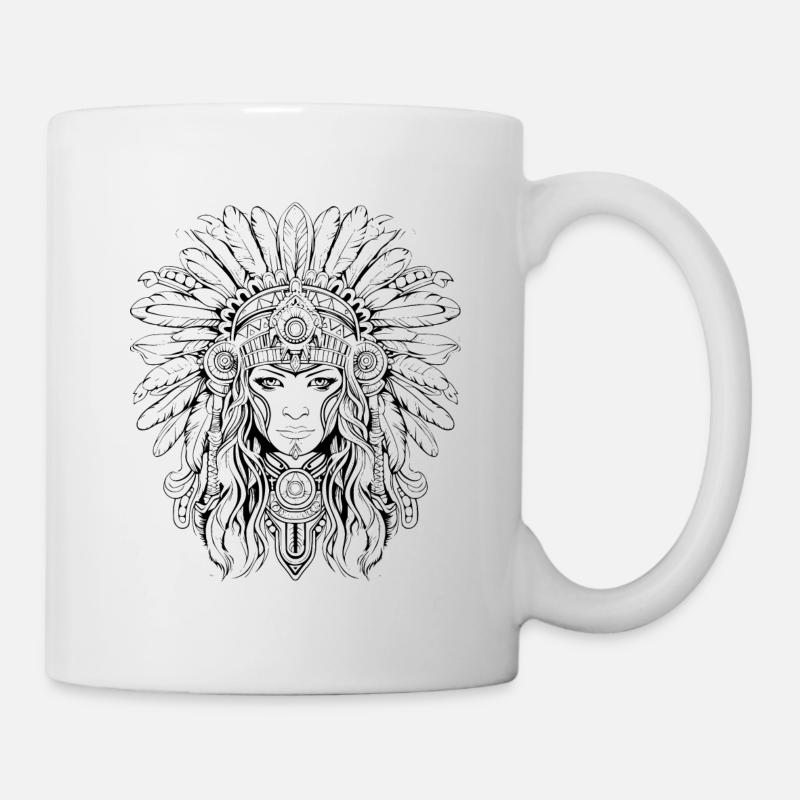 Indian Summer - Tasse - Weiß
