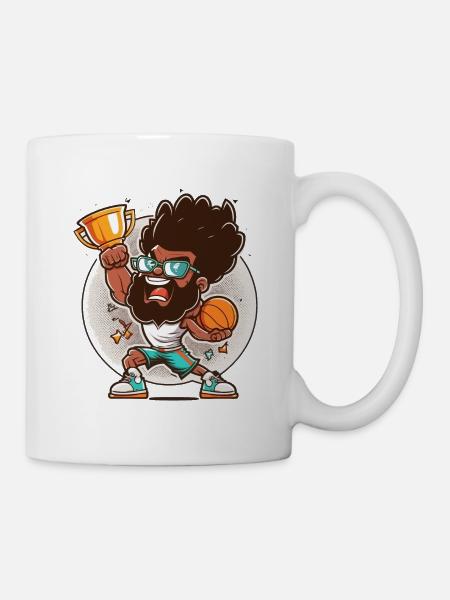 Slam Dunk König - Tasse - Weiß