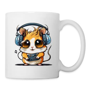 Rythmes de hamster - Mug blanc - blanc - Droite