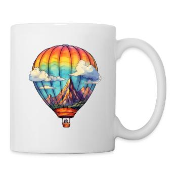 Heißluftballon - Tasse - Weiß - Rechts