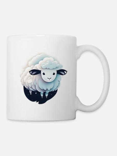 Schaf - Tasse - Weiß