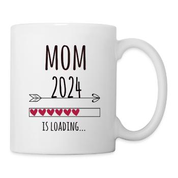 Femme enceinte 2024 Cadeau maman enceinte - Mug blanc - blanc - Droite