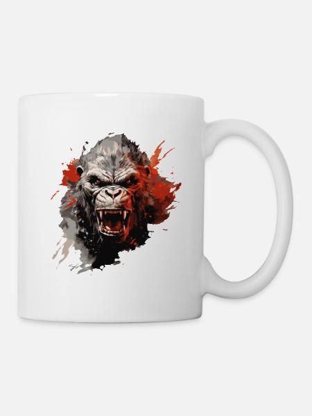 Ape Head - Tasse - Weiß
