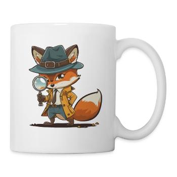 Schlaue Ermittlungen - Tasse - Weiß - Rechts