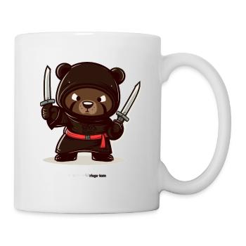 L’art de la guerre des grizzlis - Mug blanc - blanc - Droite