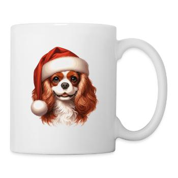 Christmas Cavalier King Charles Spaniel - Mug - white - Right